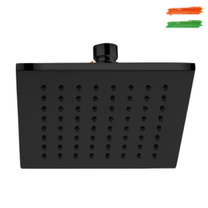 Shower Curve-SS-12x12-Black