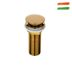 Waste Coupling Pop Up-Brass-3-Rose Gold
