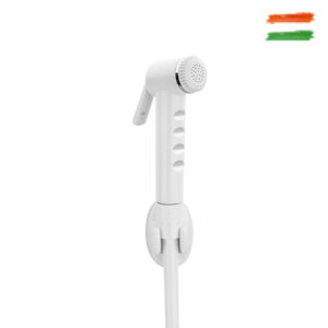 Health Faucet Clay White with 1mtr PTMT Hose </br>  Health Faucet Clay-White