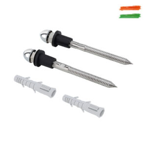 Wall Hung Rag Bolt-SS-202-9-Zinc Cap